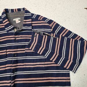 Carbon2cobalt flannel thick shacket button down shirt  XL Chamois